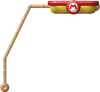 Model of a Remote-Controlled Lift from New Super Mario Bros. Wii.