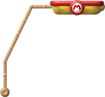 Model of a Remote-Controlled Lift from New Super Mario Bros. Wii.