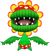 Rendered model of Petey Piranha from New Super Mario Bros.