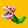 Cat Piranha Plant card from Online Super Mario 3D World Memory Match-up Game