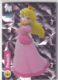 Limited edition Peach card from the Super Mario Trading Card Collection