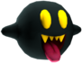 Rendered model of the Bomb Boo enemy in Super Mario Galaxy.