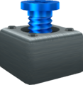 Model of a blue screw from Super Mario Galaxy
