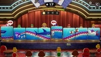 A minigame in Super Mario Party Jamboree where players swap image cards to connect a larger image