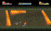 A Fire Bar from Super Paper Mario.