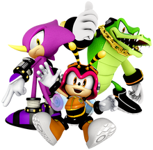 The Chaotix's Spirit sprite from Super Smash Bros. Ultimate