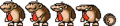 A large Grinder resembling Donkey Kong