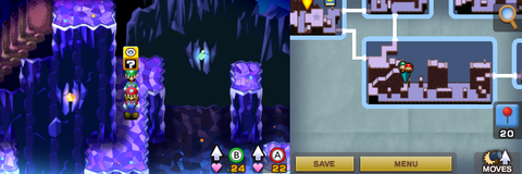 Fifteenth block in Stardust Fields of Mario & Luigi: Superstar Saga + Bowser's Minions.