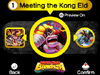 The selection screen for a scene from the Donkey Kong Bananza theme for Nintendo Sound Clock: Alarmo