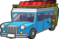 Artwork of the bus in Rmix 2