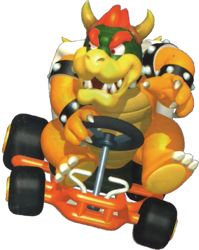 Bowser in Mario Kart 64