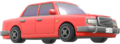 Model of a red car from Mario Kart 8