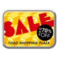 A Toad Shopping Plaza badge