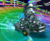 Thumbnail of the Chargin' Chuck Cup challenge from the 2023 Ninja Tour; a Time Trial challenge set on Wii Rainbow Road