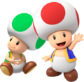 Toad and Green Toad