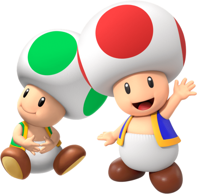 File:MPS Toad Group Artwork.png - Super Mario Wiki, the Mario encyclopedia