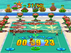 Tic-Tac-Glow, from Mario Power Tennis
