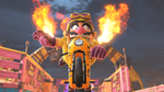 Alternate view of Wario in front of the starting line