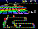 The image for "Rainbow Road" from Super Mario Kart on Nintendo Music.