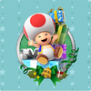 Toad card from a holiday-themed Memory Match-up activity