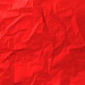 Red crumpled paper background