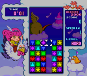 Difference between Panel de Pon (left) and Tetris Attack (right)