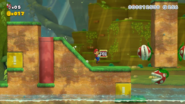 Red POW Block on the Move - Super Mario Wiki, the Mario encyclopedia