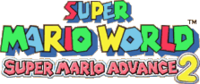 In-game logo of Super Mario World: Super Mario Advance 2