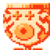 Fire Koopa Clown Car icon from Super Mario Maker 2 (Super Mario Bros. style)