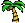 Sprite of the right palm tree on the map in Super Mario Sunshine.