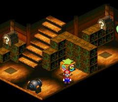 Seventh and Eighth Treasures in Sunken Ship of Super Mario RPG: Legend of the Seven Stars.