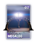 The Megaleg card from The Super Mario Galaxy Movie Collectible Cards