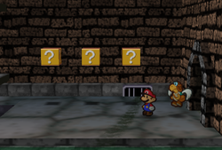 Second, third and fourth ? Blocks in Toad Town Tunnels of Paper Mario.