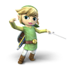 Toon Link from Super Smash Bros. Brawl.