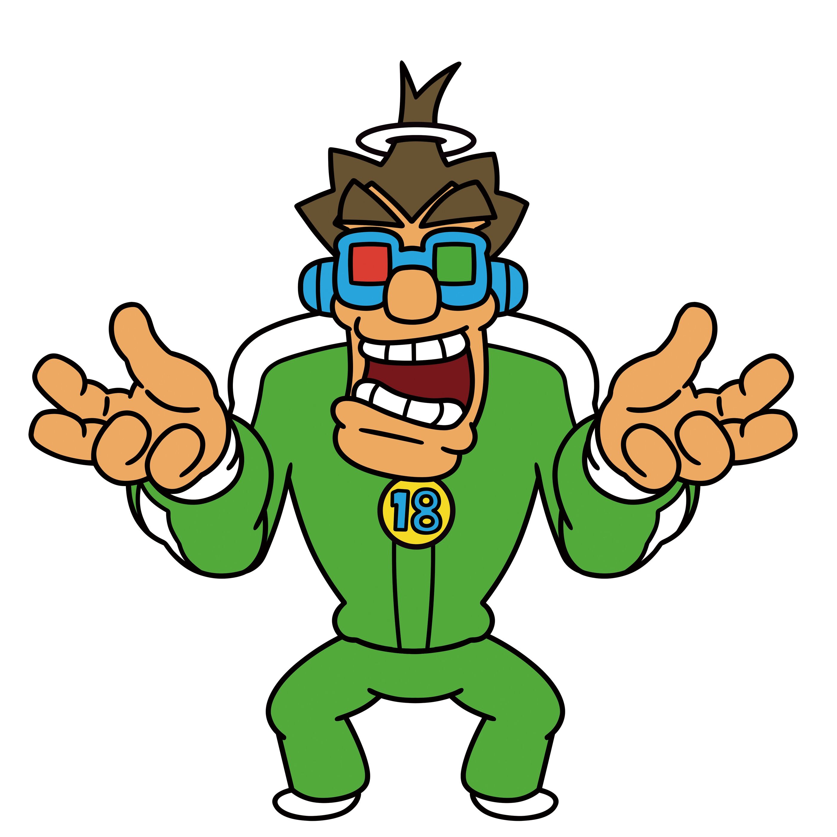 18-Volt artwork for WarioWare: Get It Together!