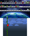 Pyoro exiting from the bonus area