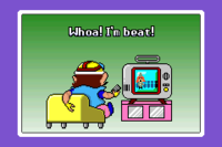 Ken the Reporter on Wario's TV