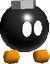 A render of a Bob-omb from Super Mario 64