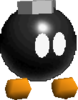 A render of a Bob-omb from Super Mario 64