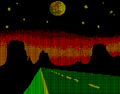 The background for the stage