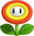 Artwork of a Fire Flower for New Super Mario Bros. 2