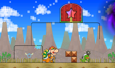 Gap of Crag from Super Paper Mario