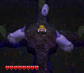 Wario being chased by Unithorns in Unithorn's Lair