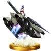 Falco's Final Smash trophy, from Super Smash Bros. for Wii U.