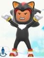 Shadow costume in Mario & Sonic at the Rio 2016 Olympic Games.