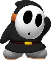 Black Shy Guy from Mario Kart Tour