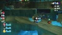 A roaming Bob-omb inside Dr. Vent's basement.