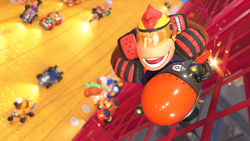Thumbnail for "DK Spaceport (Lap 5)" from Mario Kart World used for Nintendo Music