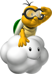 Artwork of a Lakitu in New Super Mario Bros. (later used in Super Mario Run)