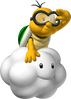 Artwork of a Lakitu in New Super Mario Bros. (later used in Super Mario Run)